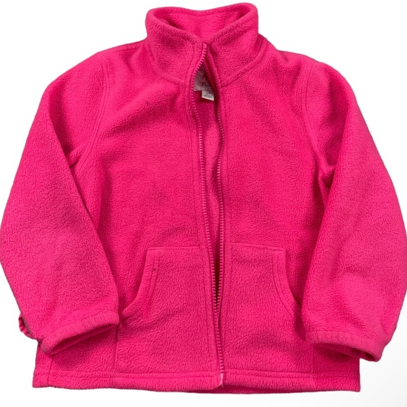 The Children’s Place size 5t hot pink & brown animal print winter coat & jacket - Picture 8 of 11